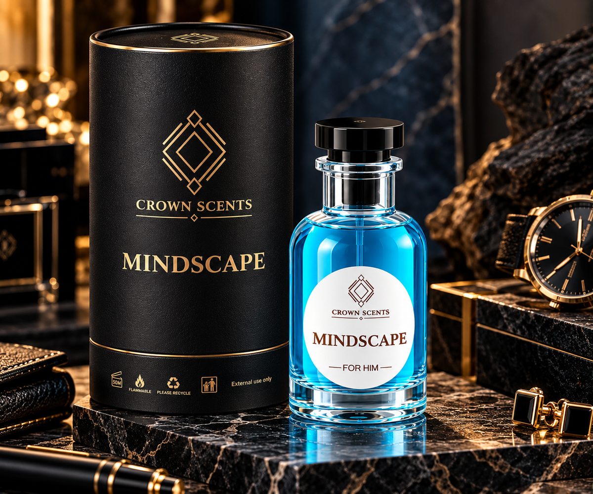 Mindscape Perfume - Blue Bottle with White Box
